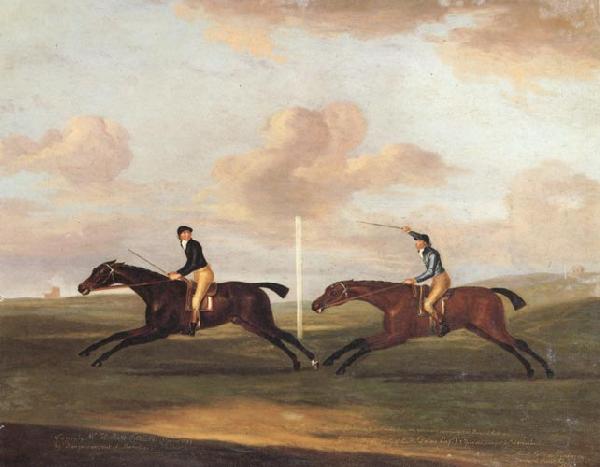 Francis Sartorius The Race For The King's Plate at Newmarket,6th May 1797,Won By 'Tottenridge' Germany oil painting art